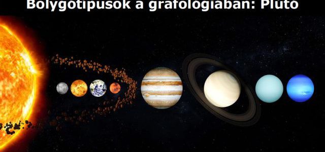 Bolygótípusok a grafológiában Plútó